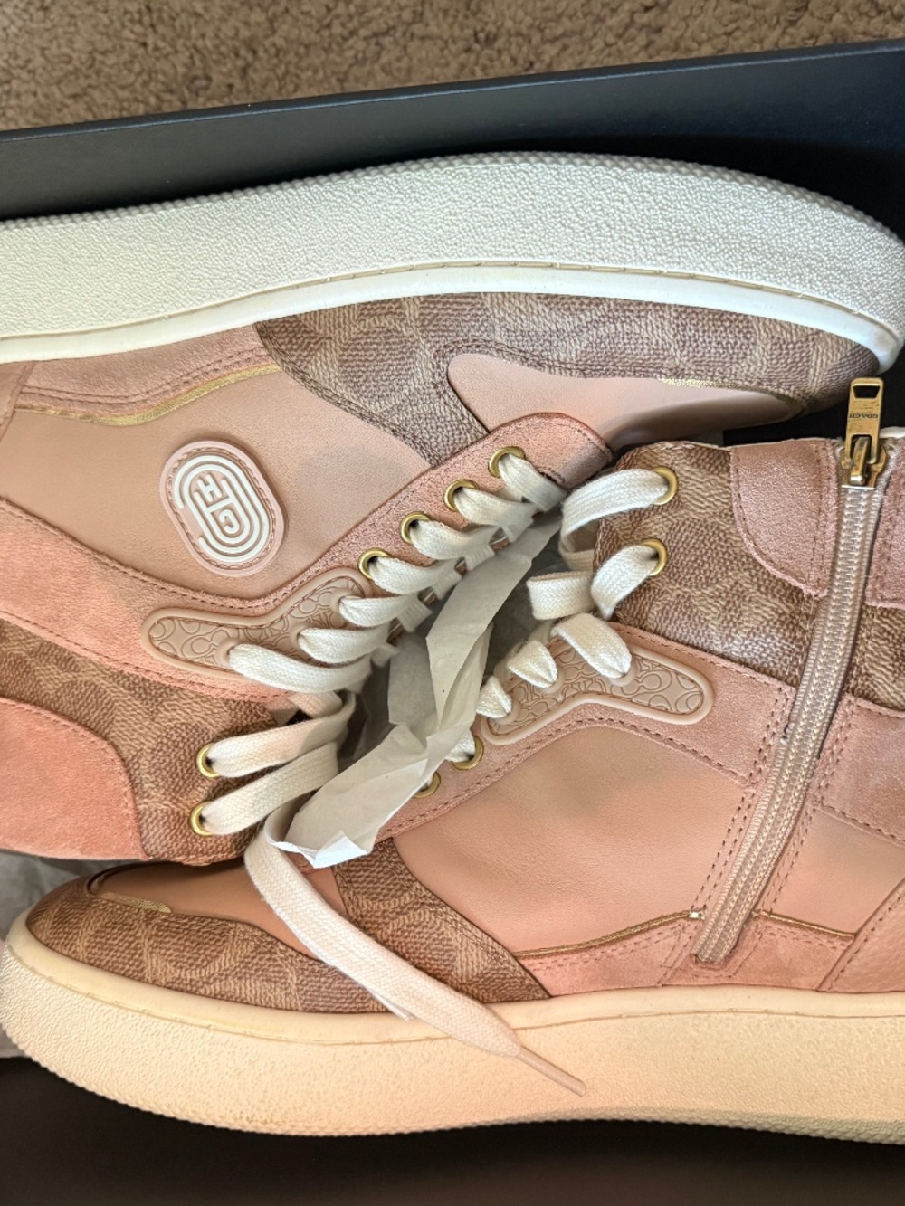 Coach high top sneakers